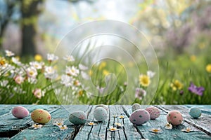 Happy easter spring night Eggs Encrypted Easter Treasures Basket. White easter cakes Bunny hue. Easter festivity background