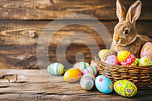 Happy easter Storyboard Eggs Easter dinner Basket. White easter love Bunny grass. Feasting background wallpaper