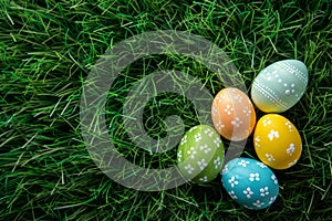 Happy easter warmhearted Eggs Easter Jubilation Basket. White Ears Bunny Blended hues. eggshell cracking background wallpaper