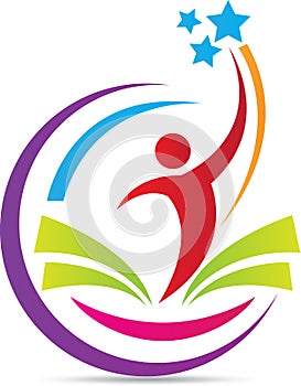 Happy education logo photo