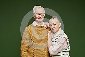 Happy elderly husband and wife