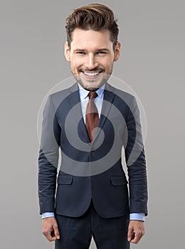 Handsome elegant man