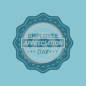 Happy Employee Appreciation Day, Employee of the month, vector design