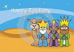 Happy Epiphany card