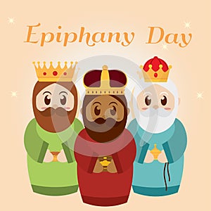 Happy epiphany day poster