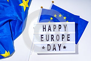 Happy Europe Day Background