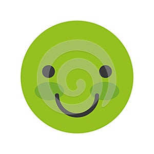 Happy face emogy icon photo