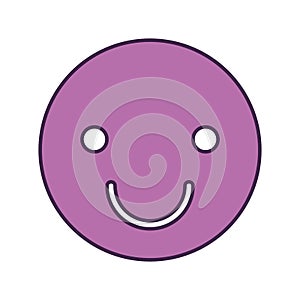 Happy face emogy icon photo