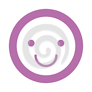 Happy face emogy icon photo