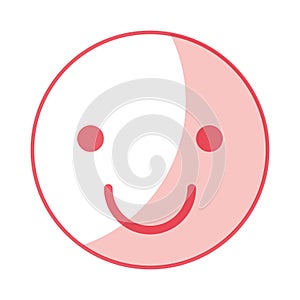 Happy face emogy icon photo