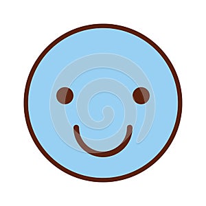 Happy face emogy icon photo