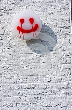 Happy Face Graffiti