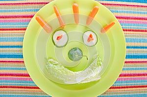 Happy face lunch