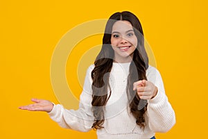 Happy face, positive and smiling emotions of teenager girl. Close-up portrait of her she nice cute attractive cheerful