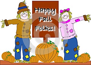 Happy Fall (Autumn) greeting