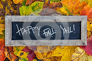 Happy fall slate