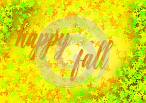 Happy fall well wishes digital card