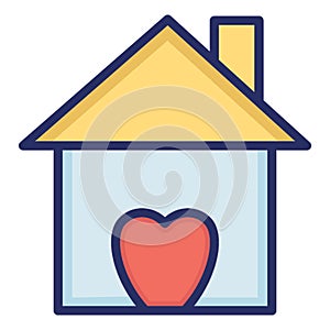 Happy family, happy home Isolated Vector Icon which can be easily modified or edited