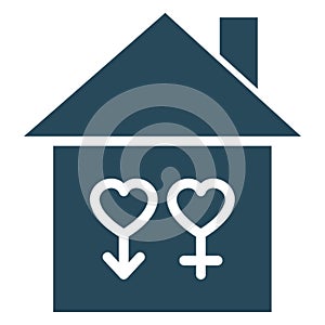 Happy family, happy home Isolated Vector Icon which can be easily modified or edited