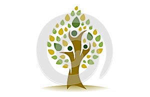 Happy Family Tree Logo