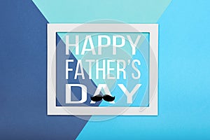 Happy Father`s day Background. Abstract multicoloured paper texture minimalism background.