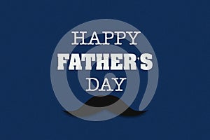 Happy father`s day background. The inscription on a dark background. Congratulatory background