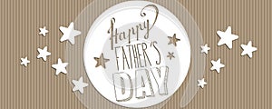 Happy Father`s day banner