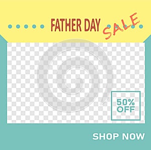 Happy FATHER`s day concept vector illustration design