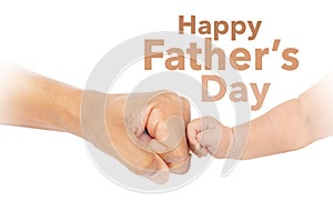 Happy father's day fist bump