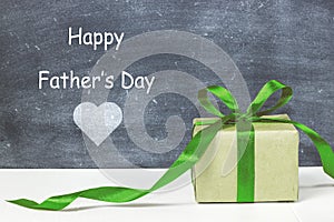 Happy father`s day. Gift box for dad.