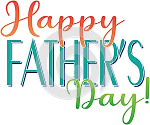 Happy Father`s Day Graphic Banner