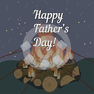 Happy Father`s Day greeting background in vector