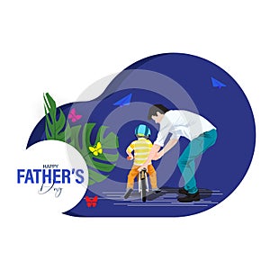 Happy Father`s Day greeting card