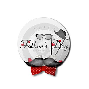 Happy Father`s Day greeting card