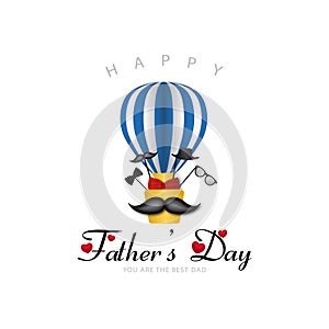 Happy Father`s Day greeting card