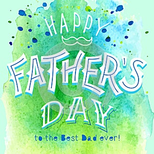 Happy Father's Day greeting card