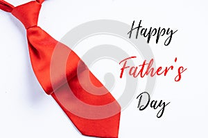 Happy Father`s Day greetings with neck tie