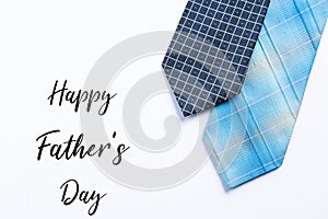 Happy Father`s Day greetings with neck tie