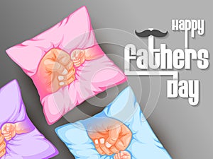 Happy Father`s Day holiday celebration greetings background