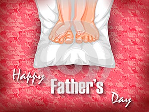 Happy Father`s Day holiday celebration greetings background