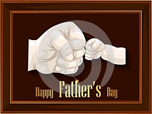 Happy Father`s Day holiday celebration greetings background