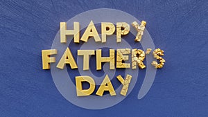 Happy Father`s day, I love you dad text inscription, fatherhood symbol and love daddy concept, best father decorative animated let