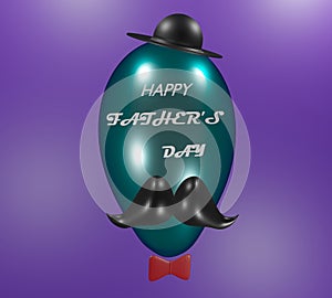 happy father's day illustration baner