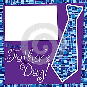 Happy Father`s Day neck tie card