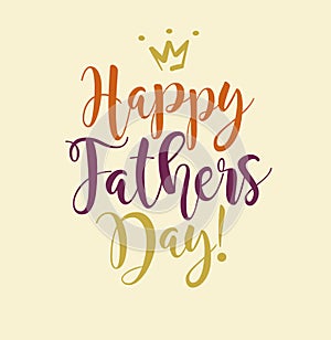 Feliz Dia del padre. estilizado caligrafía diseno 