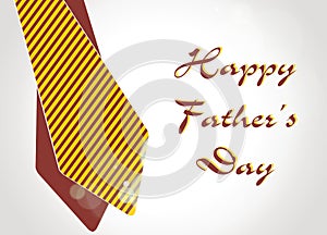 Happy Fathers day background / card.