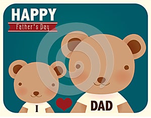 Happy fathers day card