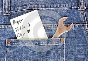 Happy Fathers Day concept