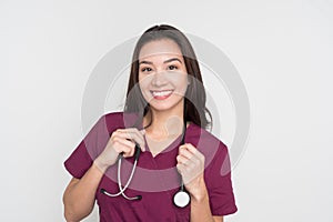 Nurse In Scrubs photo