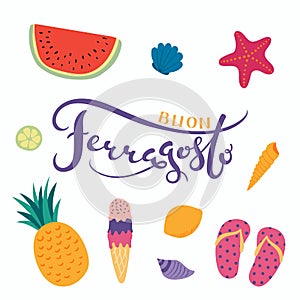 Happy Ferragosto quote in Italian